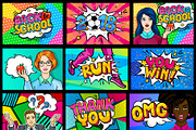 35 images in pop art style, an Education Illustration by VectorStory (Thumbnail 2 of 3)