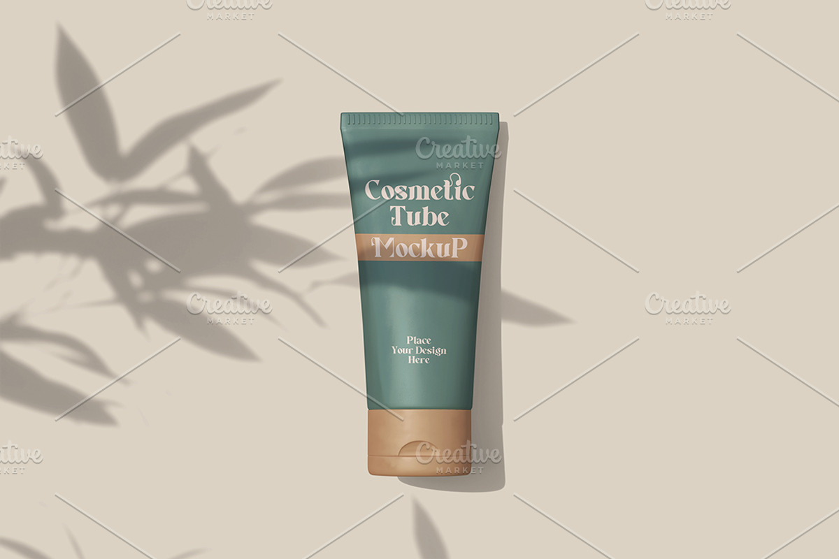 Cosmetic Tube Mockup, a Packaging Mockup by Pixie Creative (Photo 2 of 4)