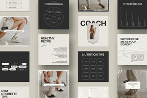 Fitness Coach Template - Canva