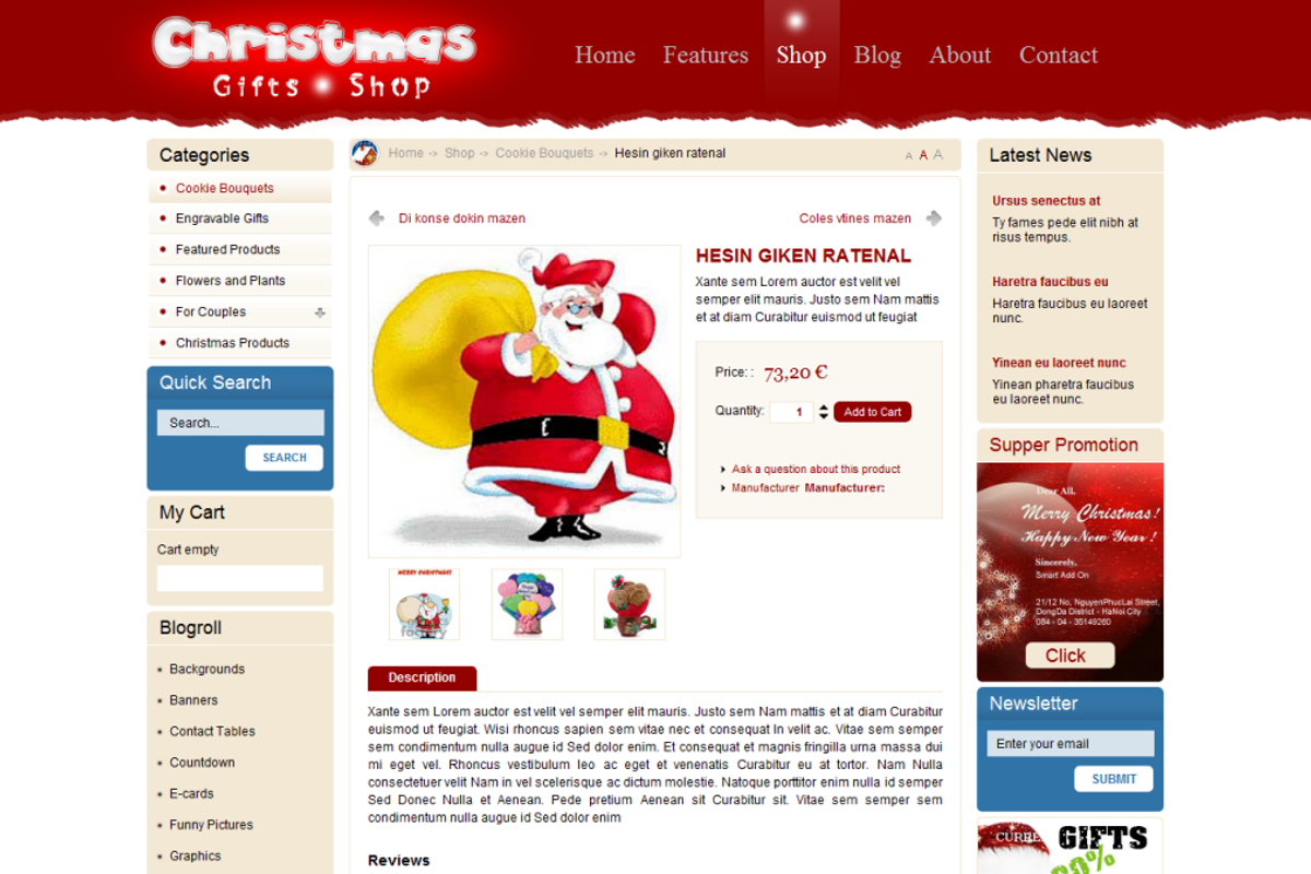 SJ Merry Christmas -Elegant template, a Websites & App Template by YouTech (Photo 5 of 5)