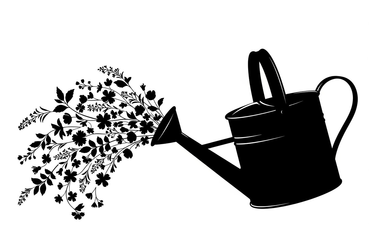 Floral Watering Can Design Bundle, an Illustration by Gaye Art (Photo 13 of 31)