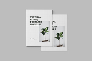 Vertical Flyer / Postcard Mockups