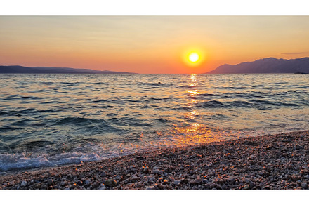 Beautiful red sunset over the, a Nature Photo by Beautiful things