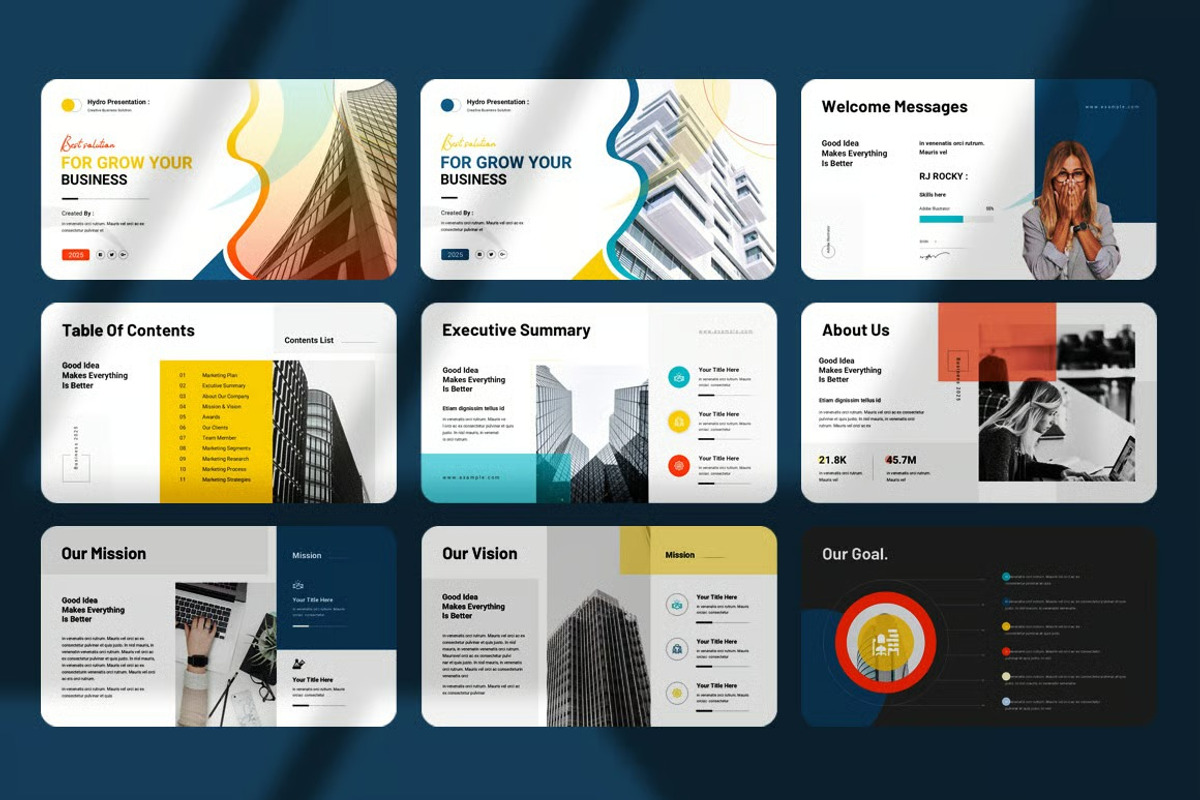 Business Solutions Presentation, a Presentation Template by Fit-tee (Photo 4 of 5)