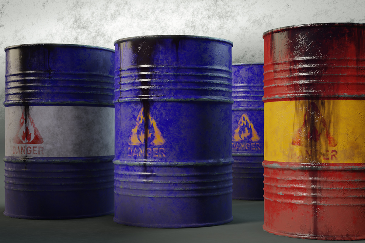 Barrel set, an Environmental 3D Model by mockupzz (Photo 5 of 6)