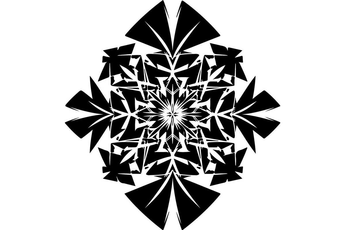 Intricate Black Mandala Circle, a Decorative Illustration by Designer_Momina (Photo 5 of 20)