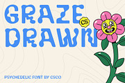 CS Graze Drawn, a Sans Serif Font by Craft Supply Co. (Thumbnail 1 of 8)