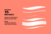 Ink and Paint Photoshop Brushes, a Brush Add-On by Tim Hankins Design (Thumbnail 3 of 5)