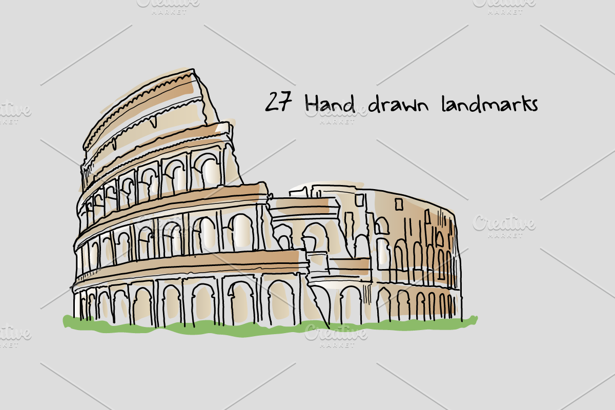 27 Landmarks, an Illustration by Jadugar Design Studio (Photo 1 of 13)