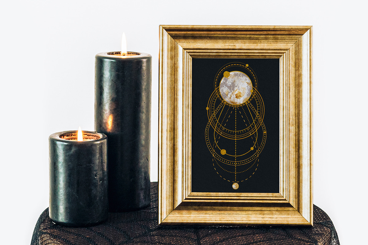 Celestial Art & Acrylic Textures, an Object Graphic by CatJello Graphics (Photo 2 of 31)