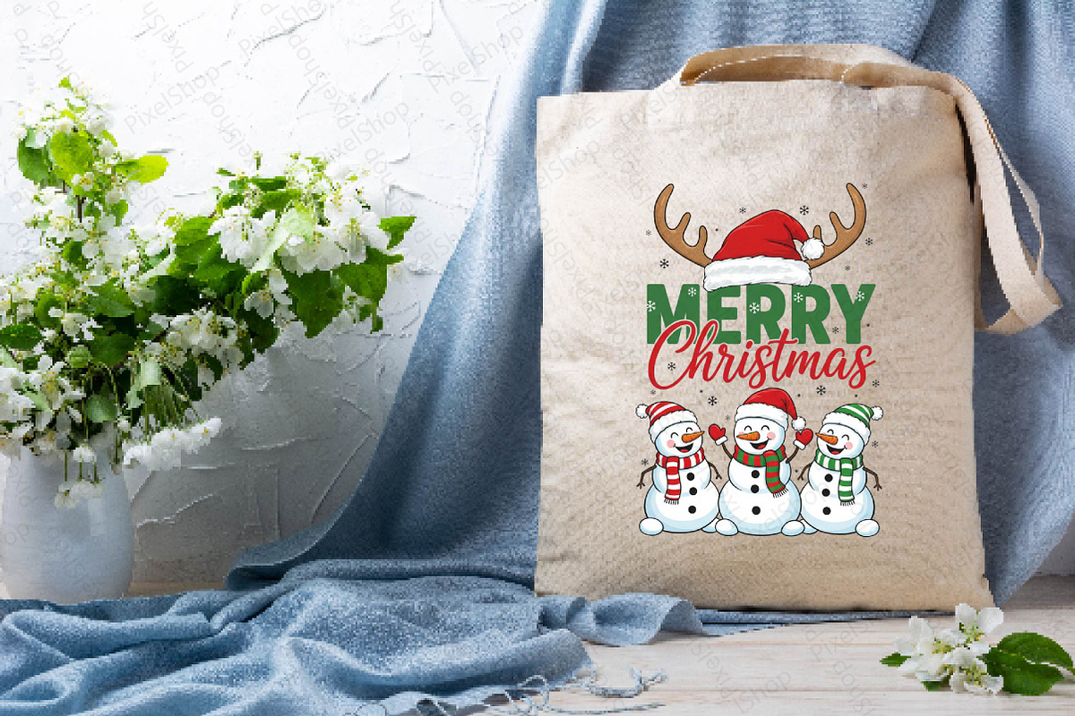 Merry Christmas Snowman Sublimation, an Illustration by DreamPrint404 (Photo 7 of 7)