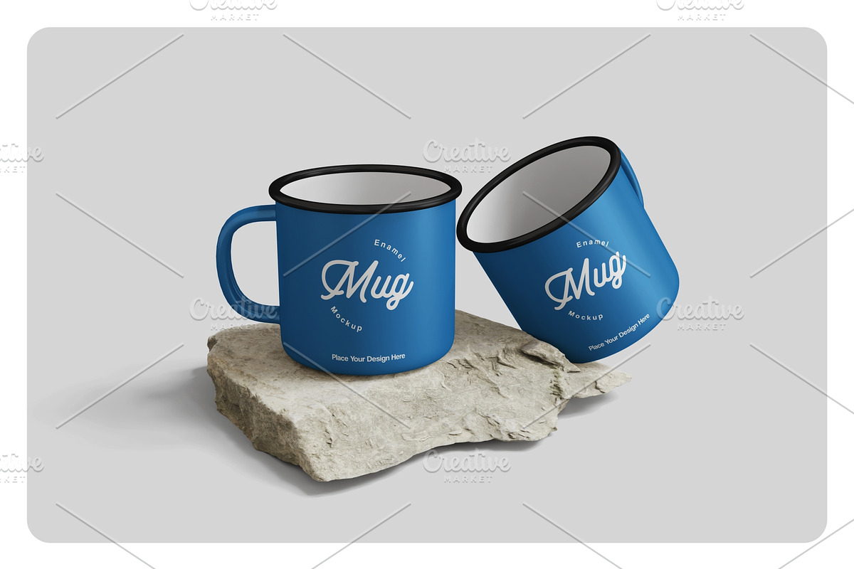 Enamel Mug Mockup, a Product Mockup by Pixie Creative (Photo 4 of 5)