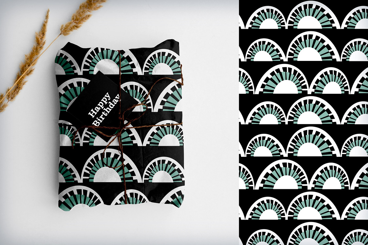 Black & White Pattern Collection, a Pattern Graphic by Pia Kolle (Photo 5 of 8)