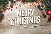 Christmas Card - Greetings, a Card Template by pixart_pm (Thumbnail 1 of 3)
