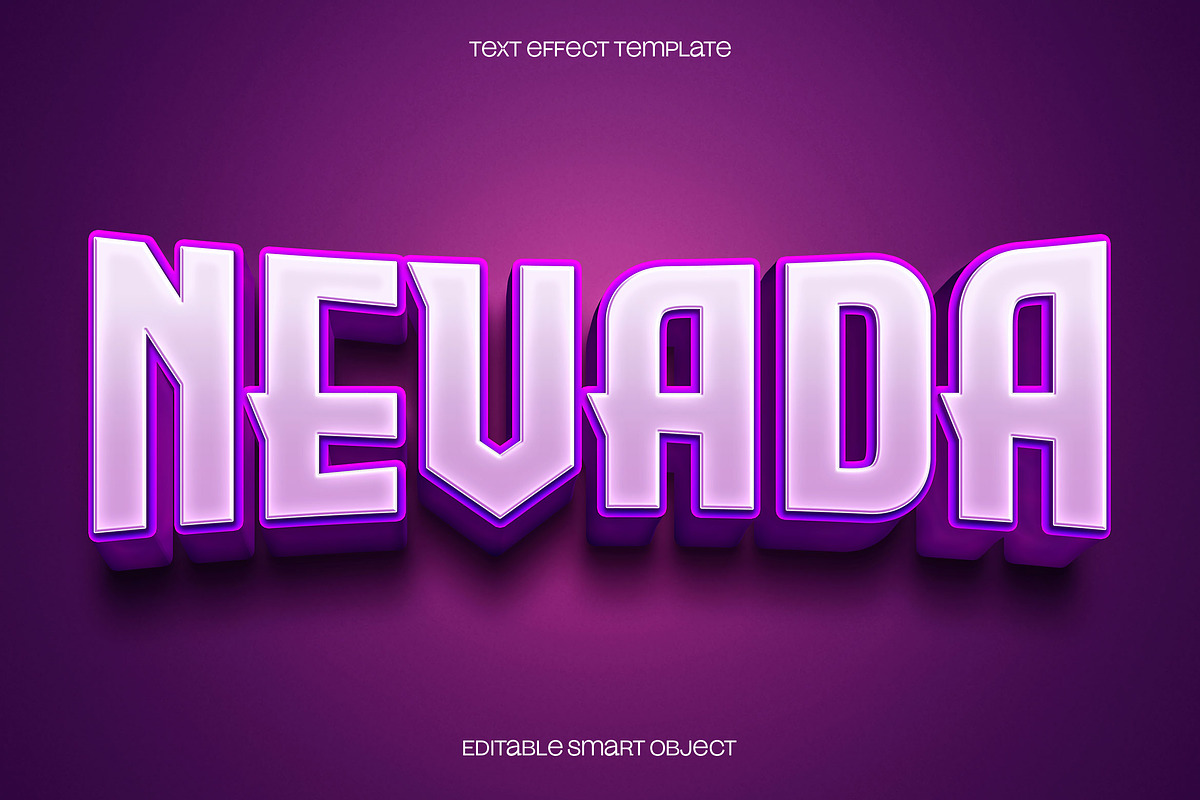 Nevada Text Effect, a Layer Style Add-On by dokudokunomi (Photo 1 of 4)
