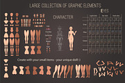 vector Character portrait creator, a Person Illustration by Mandarinkas art (Thumbnail 6 of 8)