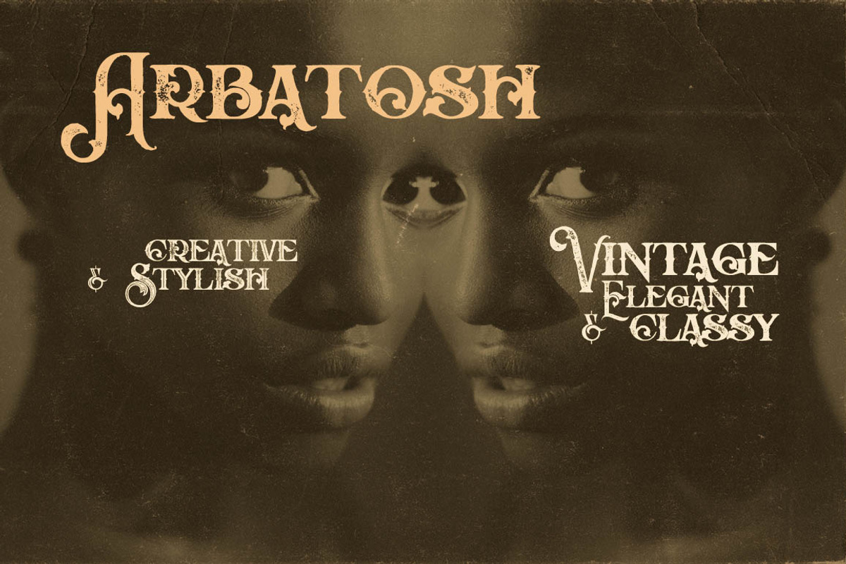 Arbatosh - Display Font preview 3