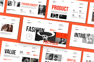 Fashion Portfolio Presentation, a Presentation Template by Mighty-Slide