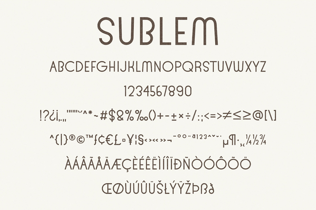 Sublem Monoline Typeface, a Sans Serif Font by Typebae (Photo 6 of 7)