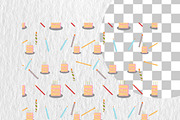 Dopamine Cakes Seamless Pattern Set, a Food Illustration by Oleksandra Illustrates (Thumbnail 4 of 14)