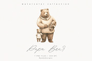 Papa Bear, an Animal Illustration by PeDe Designs (Thumbnail 2 of 9)