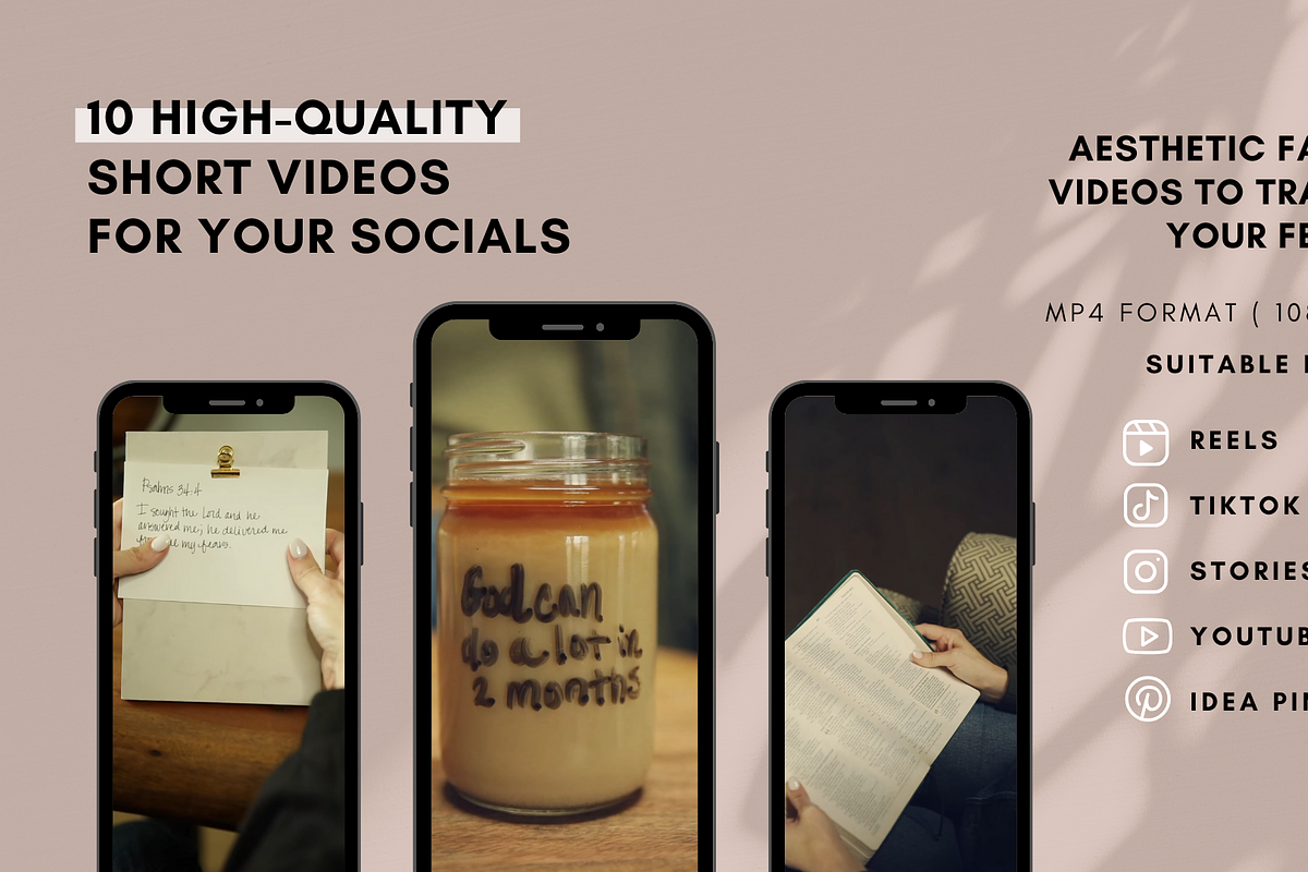 Faith: 10 Aesthetic Video Clips, a Social Media Template by sociallyswanky (Photo 2 of 5)