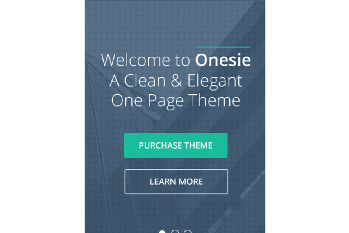 Onesie - One Page PSD Template, a Landing Page Template by Señor Themes (Photo 4 of 5)