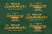 Peachy Lime – Retro Script Font, a Script Font by Salamahtype (Thumbnail 4 of 8)