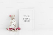 Nursery print mockup A3 A4 A5 A6, a Print Template by Grace White (Thumbnail 1 of 4)