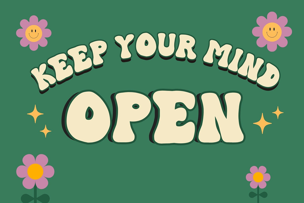 Happy vibe is a groovy decorative fo, a Handwritten Font by Brown Cupple (Photo 2 of 5)