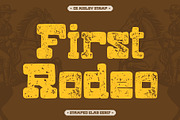 CS Misley Stamp, a Slab Serif Font by Craft Supply Co. (Thumbnail 2 of 8)