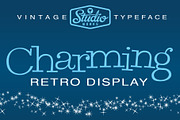 Charming | Retro Display Font!, a Slab Serif Font by StudioWorks (Thumbnail 1 of 8)