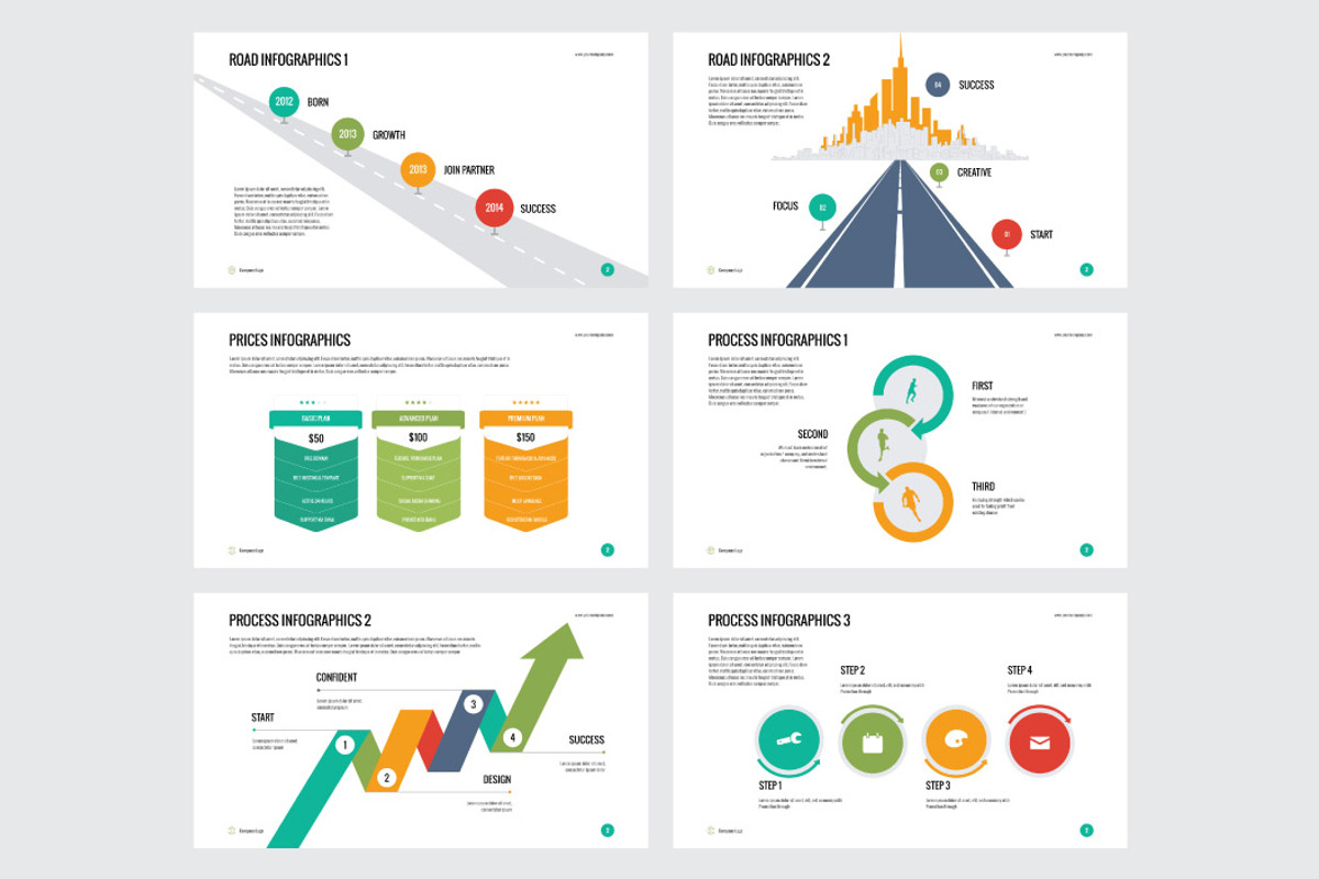 INFOGRAPHICS - Keynote Template, a Presentation Template by Shafura