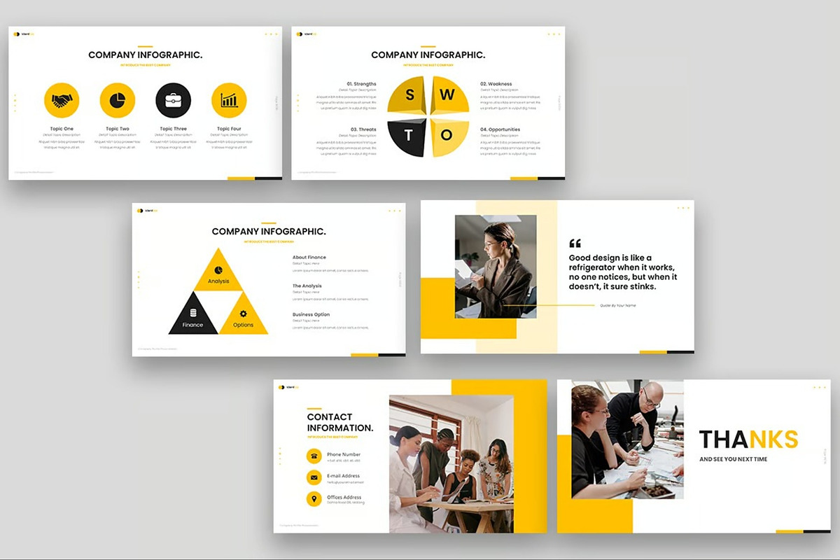 Identico - Company Profile Keynote, a Presentation Template by Fit-tee (Photo 3 of 6)
