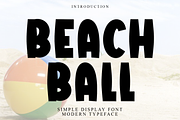 Beach Ball, a Script Font by FreshTypeINK (Thumbnail 1 of 7)