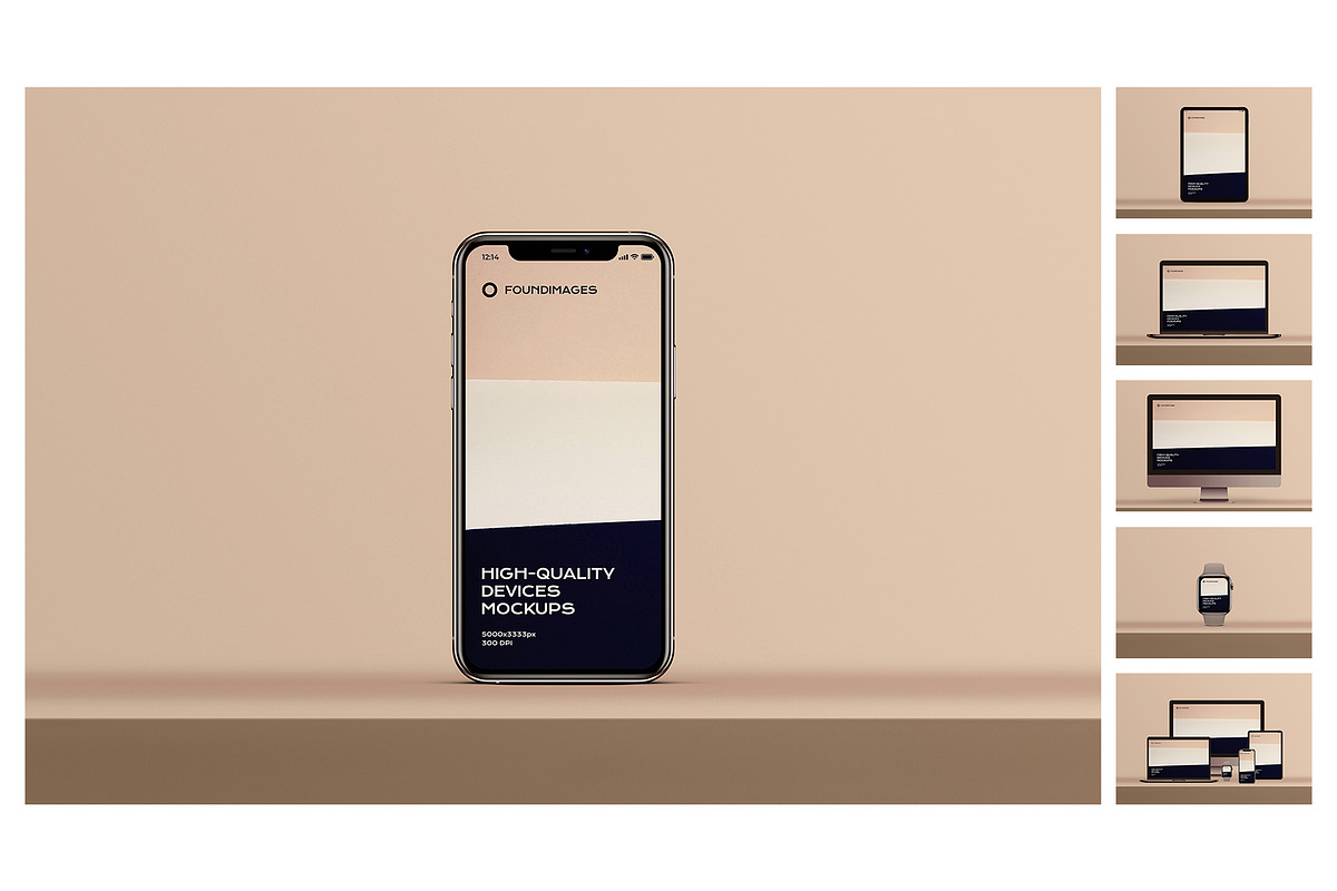 360 device mockup bundle iphone, a Device Mockup by FoundImages (Photo 18 of 84)