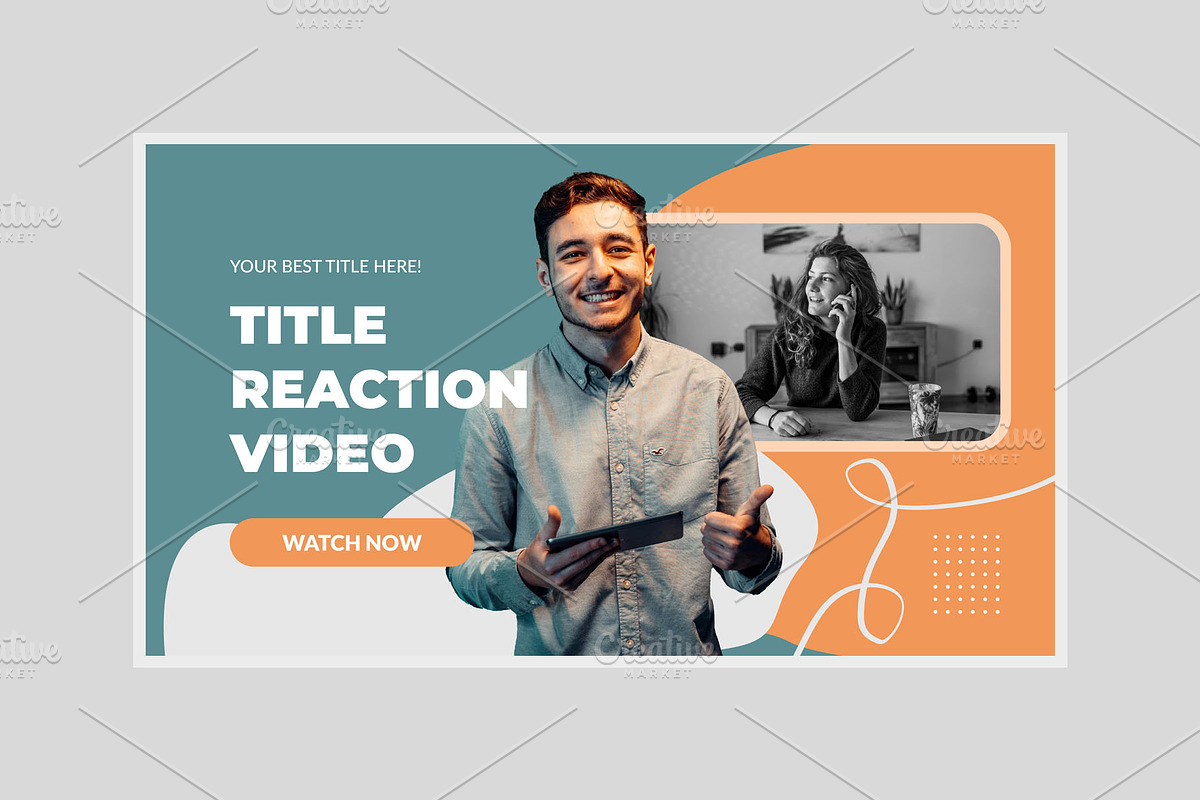 Youtube Thumbnail Cover, a Social Media Template by hekenostudio (Photo 5 of 5)