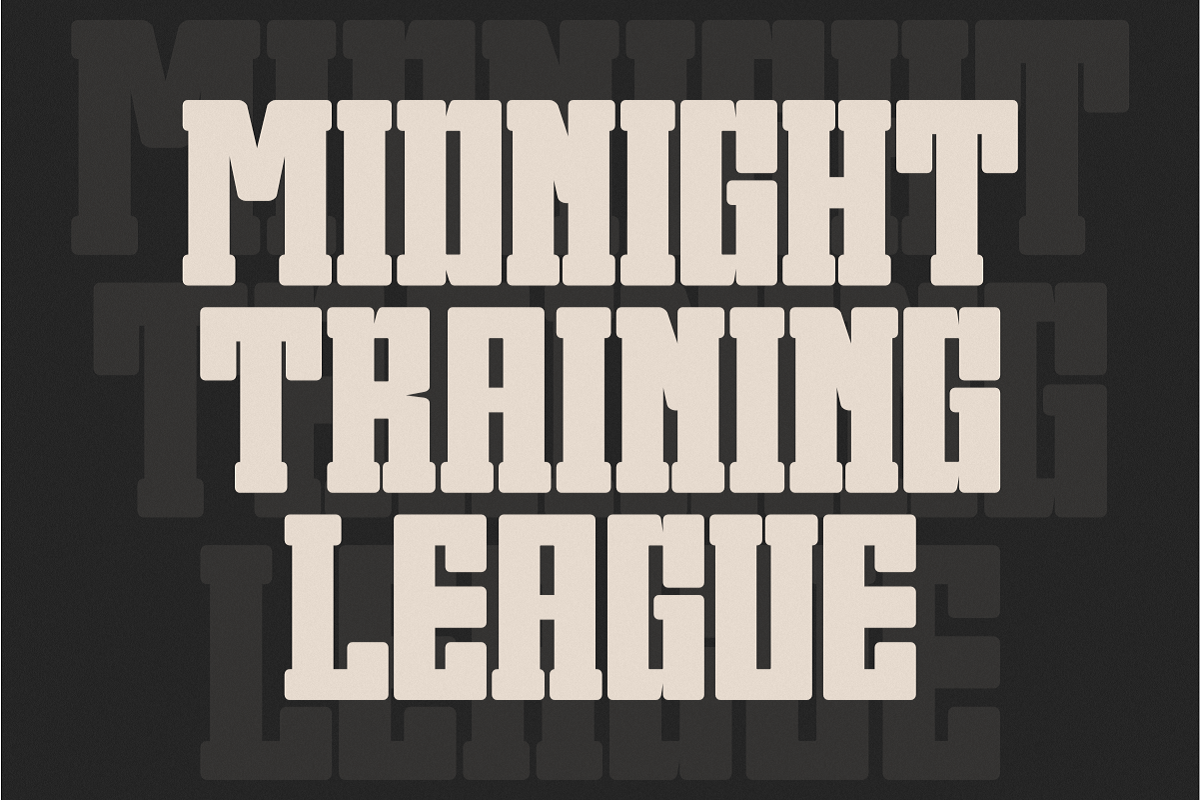 Dreaming Varsity - Condensed Slab, a Slab Serif Font by Pian45 Studio (Photo 3 of 16)