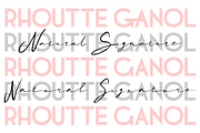 Rhoutte Ganol Signature, a Handwritten Font by madeDeduk (Thumbnail 4 of 10)