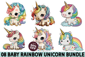 Baby Rainbow Unicorn Bundle