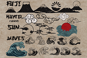 Japan traditional elements Procreate, a Brush Add-On by TheWhiteCatLab (Thumbnail 7 of 20)