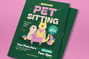 Pet Sitting Flyer, a Flyer Template by graphicook (Thumbnail 2 of 3)