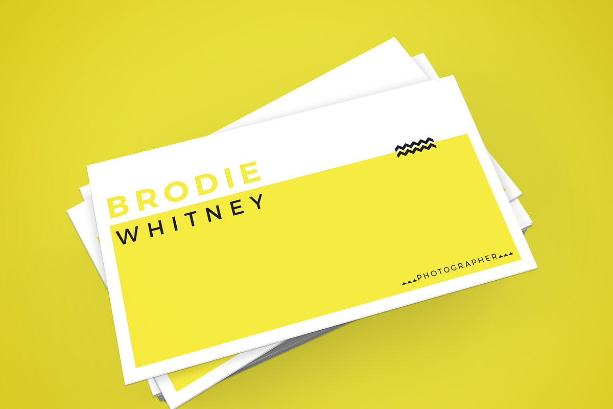 Brodie Whitney Business Card, a Business Card Template by D | S Creative Design (Photo 4 of 5)