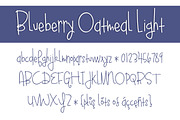 Blueberry Oatmeal Font Family, a Script Font by Brittney Murphy Design (Thumbnail 4 of 5)