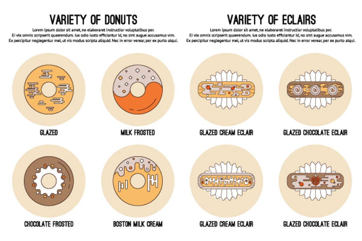 24 Perfect Coffee and Desserts Icons, an Outline Icon by tomuato (Photo 3 of 4)