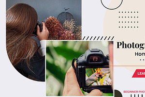 Photography Facebook Ad Banners