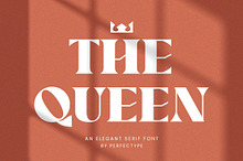 The Queen Elegant Serif Font Typefac
