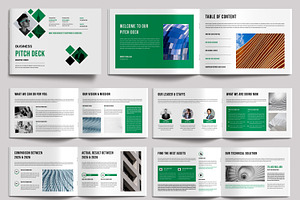 Pitch Deck Layout Design Template, a Brochure Template by MightyDesign