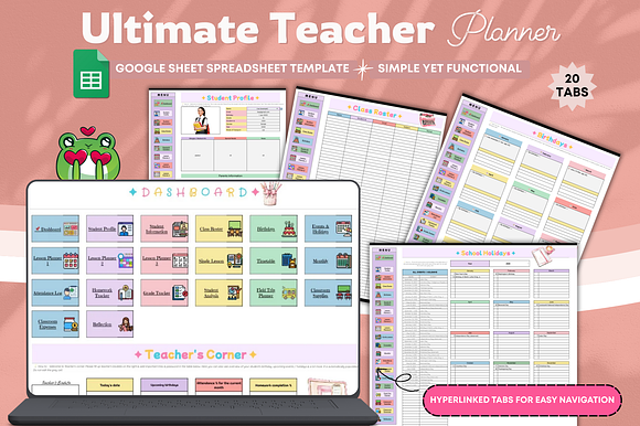 Ultimate Teacher Planner Spreadsheet preview 6