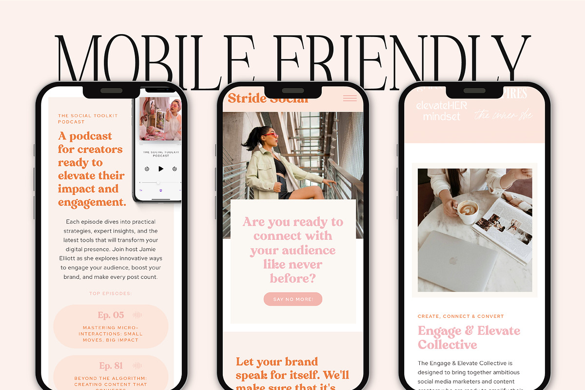 Showit Template for Marketers, a Websites & App Template by Lennox Creative Co. (Photo 4 of 6)